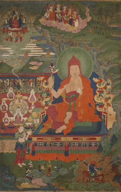 Lama en ritual de Unbekannt Unbekannt